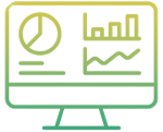 marketing analytics gradient icon